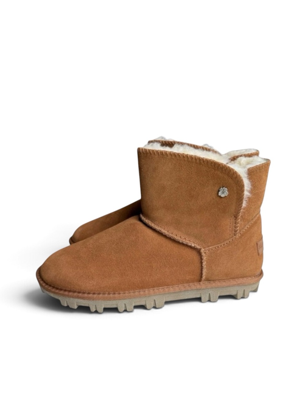 Tommy Bahama AFET Genuine Suede Faux Fur Lined Ankle Boot in Chestnut Size 7